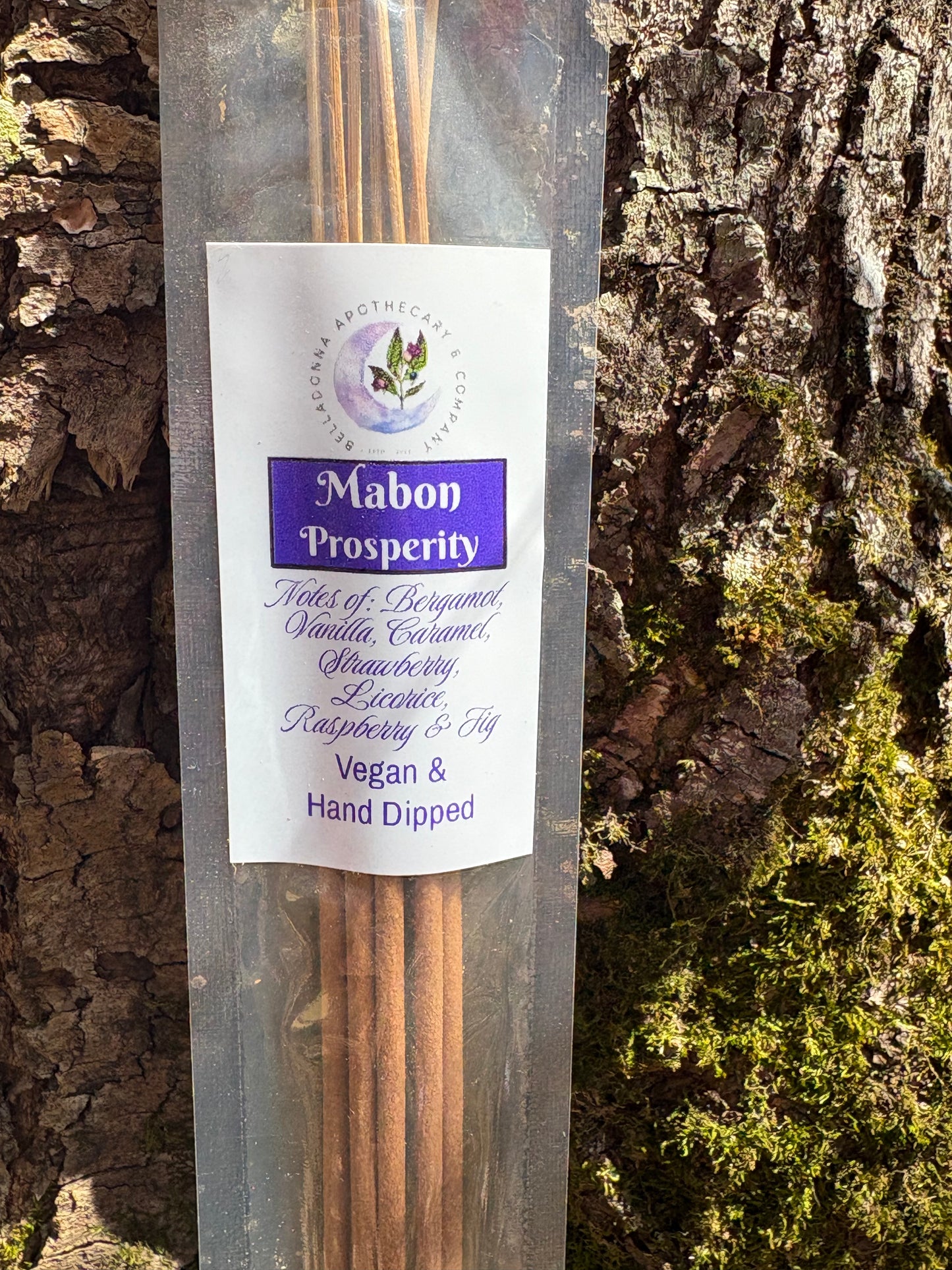 Mabon Incense  Prosperity Hand dipped Vegan Incense